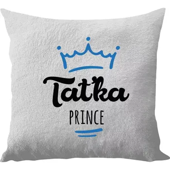 Polštář Polštář bílý 40x40 cm - dlouhý chlup Taťka prince