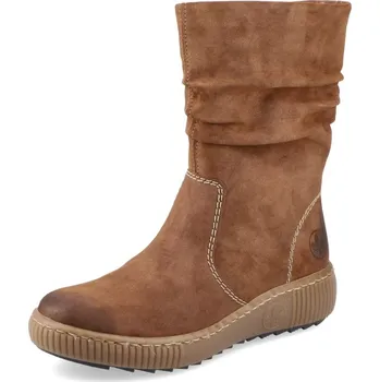 Dámská zimní obuv DÁMSKÉ KOTNÍKOVÉ BOTY RIEKER Z6651-24 HNĚDÁ Barva: HNĚDÁ, Velikost: 40