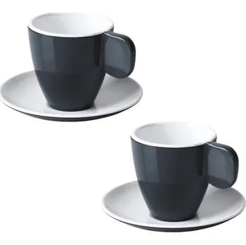 CAMP4 Sada 2 melaminových šálků na espresso Camp4, 75ml