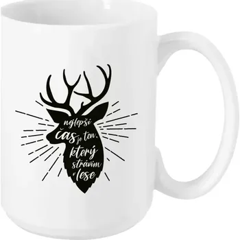Hrnek 450 ml - bílý Nejlepší čas v lese