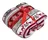 Textilomanie Vánoční beránková deka z mikroplyše 160 x 200 cm, červená/bílá/Winter Delight