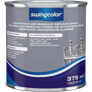 barva na zeď Swingcolor Základní barva univerzální syntetická, bílá, 375 ml 6102 T0375 95