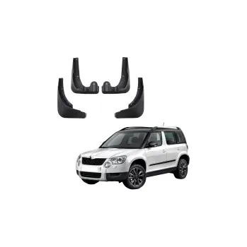 Blatník karosérie Lapače nečistot (zástěrky) přední+zadní Škoda Yeti Facelift verze Outdoor -- rok výroby 2013-17 (sada 4kusy)