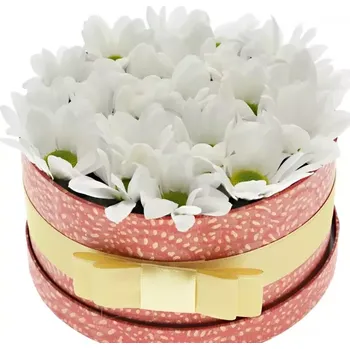 Dárková krabička Krabička květin VESNA červená 18x8cm