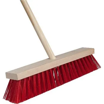 Lopata Koště na chodníky, pracovní šířka: 40 cm, 140 cm, umělé štětiny