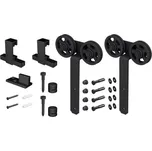 ROC Design Sada pro posuvné dveře LOKI, 410 mm, černá matná 219-332