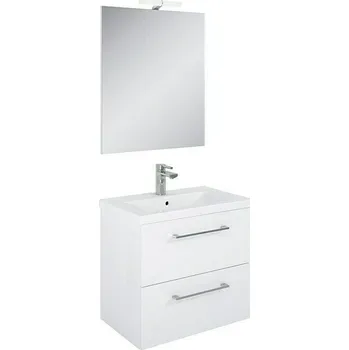 Koupelnový nábytek Riva Compact Koupelnový set, 60 cm, dřevotříska, bílý 3807