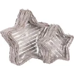 Autronic Obal proutěný ve tvaru hvězdy - réva bělená. Sada 2ks. Cena za 1sadu AB2188