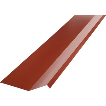 PROBAU Štítový plech horní, 1 m, ocel, terakota (RAL 3009)&nbsp;ACCMDKLTC