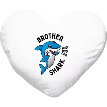 Polštář Polštář srdce 40x35 cm Brother Shark