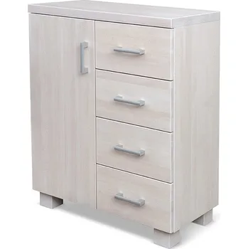 Komoda DPV Komoda 80 dýha TYP B Barva: Bílá, Rozměr: KOMODA 80 DÝHA HL