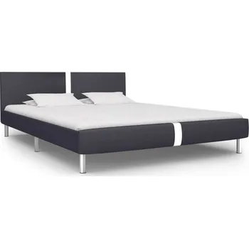 Postel vidaXL Rám postele umělá kůže 120 x 200 cm [280837] Barva: Černá