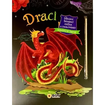omalovánky Draci Kouzelné barvy - Úžasná škrábací knížka a omalovánky - Nakladatelství SUN