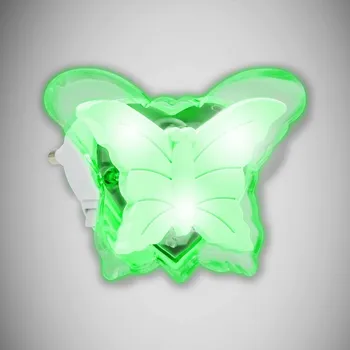 Nástěnné svítidlo Zástrčka motýl Hl994l 0,4W zelený