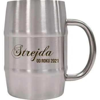 Sklenice Nerezový chladicí půllitr Strejda od roku