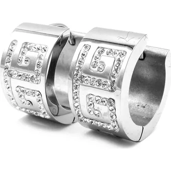 Náušnice Steel Jewelry náušnice KRUHY Chirurgická ocel NS231151 dárkové balení zdarma