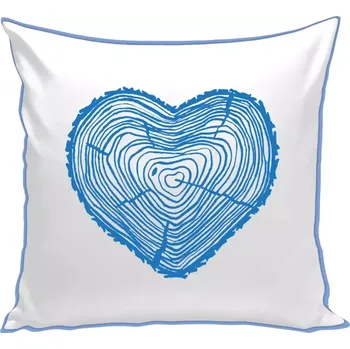 Polštář Polštář barevný 32x32 cm Pařez srdce