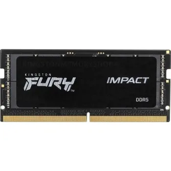 Počítač Kingston FURY Impact/SO-DIMM DDR5/16GB/6000MHz/CL38/1x16GB/Black KF560S38IB-16