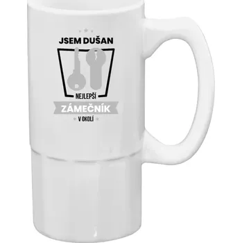 Sklenice Půllitr pro zámečníky - Nejlepší v okolí - zámečník - 500 ml