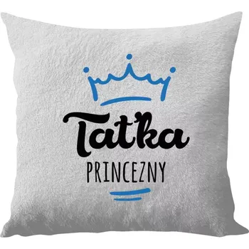 Polštář Polštář bílý 40x40 cm - dlouhý chlup Taťka princezny