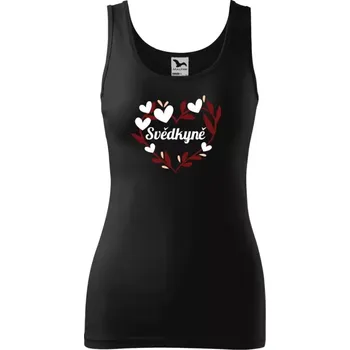 Dámské tílko Malfini Triumph Svědkyně - se srdíčky