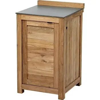 Kuchyňská skříňka Sunfun Zoe Kuchyňský modul, 58 × 94 × 63 cm, teakové dřevo, keramika MODEL A