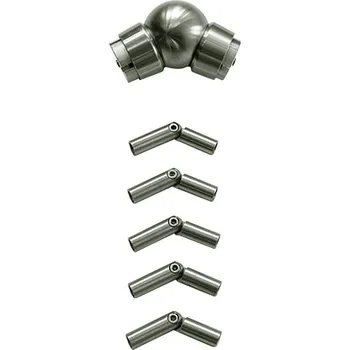 Zábradlí Treba Frewa Spojka zábradlí ES1, ocel, 90°-180°, 6 ks 130.08.0041