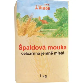 Mouka J.Vince s.r.o. Mouka špaldová celozrnná hladká 1kg Vince 850
