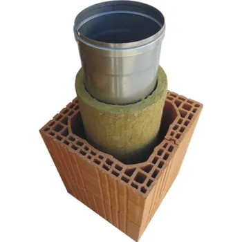 Komín CIKO Komín PRAKTIK 7,5 m průměr 160 mm, tl. vložky 0,6 mm připojení 90°, základ, límec