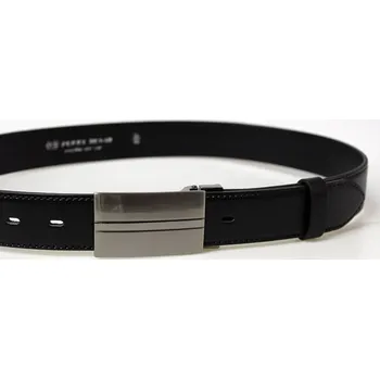 Opasek PENNY BELTS Kožený opasek 35-020-8PS-60 černý - 100 cm