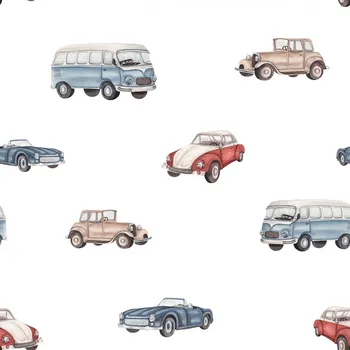 Auta - bílá Materiál: Žebrovaný úplet