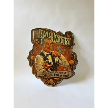 Plechová cedule BAR ROOM - PLECHOVÁ CEDULE