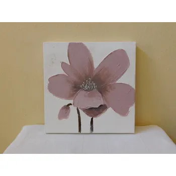 Obraz KVĚTINA - MALOVANÝ OBRAZ NA PLÁTNĚ