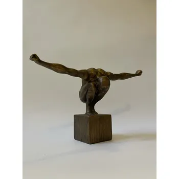 JOGÍN - ZLATO BRONZOVÁ SOCHA