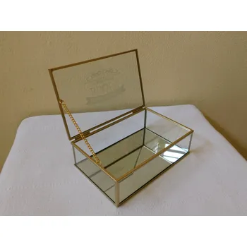 Šperkovnice ŠPERKOVNICE BIJOUX - KOV SKLO ZRCADLO