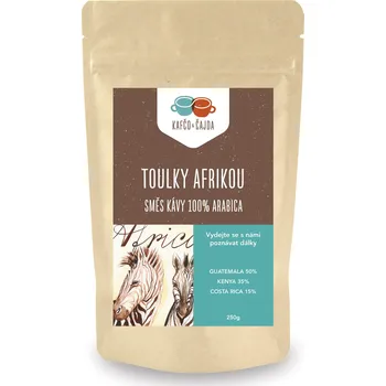 Toulky Afrikou - směs kávy Velikost balení: 250 g, Způsob mletí: Espresso (střední)