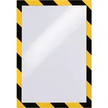 Magnetický informační rámeček DURAFRAME A4, černá / žlutá