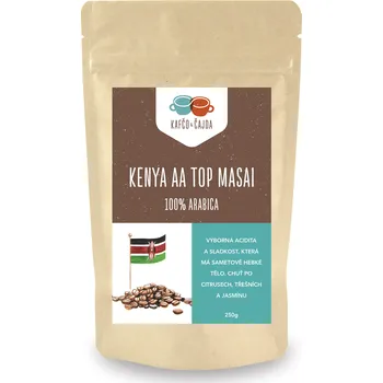 Káva Kenya AA TOP Masai - káva - dárkové balení Velikost balení: 1000 g, Způsob mletí: French press (velmi hrubá)