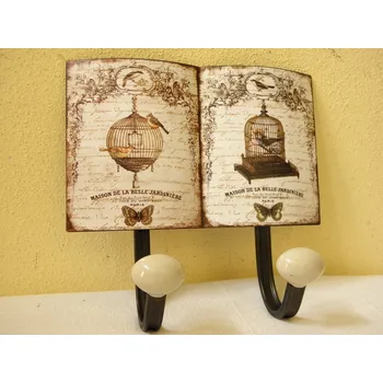 Věšák RETRO KOVOVÝ VĚŠÁK MAISON DE LA BELLE JARDINIERE