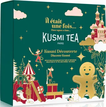 Čaj Kusmi Tea Discover Kusmi vánoční dárkový set BIO 45 sáčků