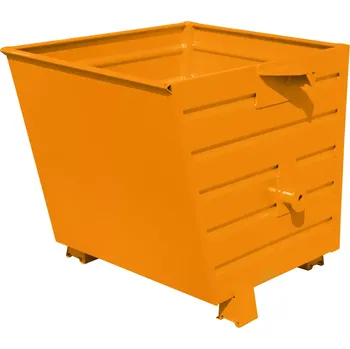 Popelnice Stohovatelný kontejner TRV, oranžová, nosnost 1000 kg
