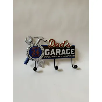 Věšák GARAGE - NÁSTĚNNÝ KOVOVÝ VĚŠÁK