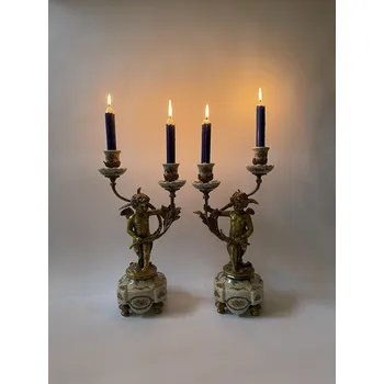 Svícen FIGURÁLNÍ PÁROVÉ SVÍCNY - ANDĚLÉ