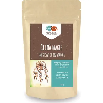 Káva Černá magie - směs kávy Velikost balení: 1000 g, Způsob mletí: Espresso (střední)