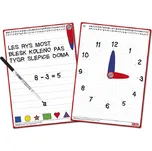 efko Stíratelná tabulka s hodinami a…