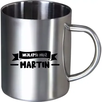 Nerezový hrnek Nejlepší muž se jménem
