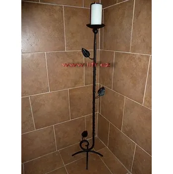 Svícen Kovaný svícen Květina 2