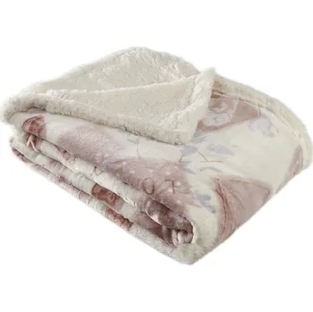 deka České povlečení Mikroplyšová deka s beránkem PROVENCE KAMILA 150x200cm