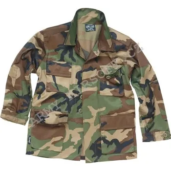 Blůza dětská US typ BDU polní WOODLAND - MIL-TEC Velikost: XS Maskáče
