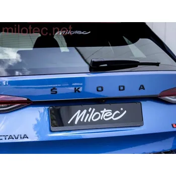 Lišta karosérie Lišta nad zadní SPZ, černý lesklý "klavírlak" - Škoda Octavia IV. (Lišta nad zadní SPZ pro Škoda Octavia IV.)